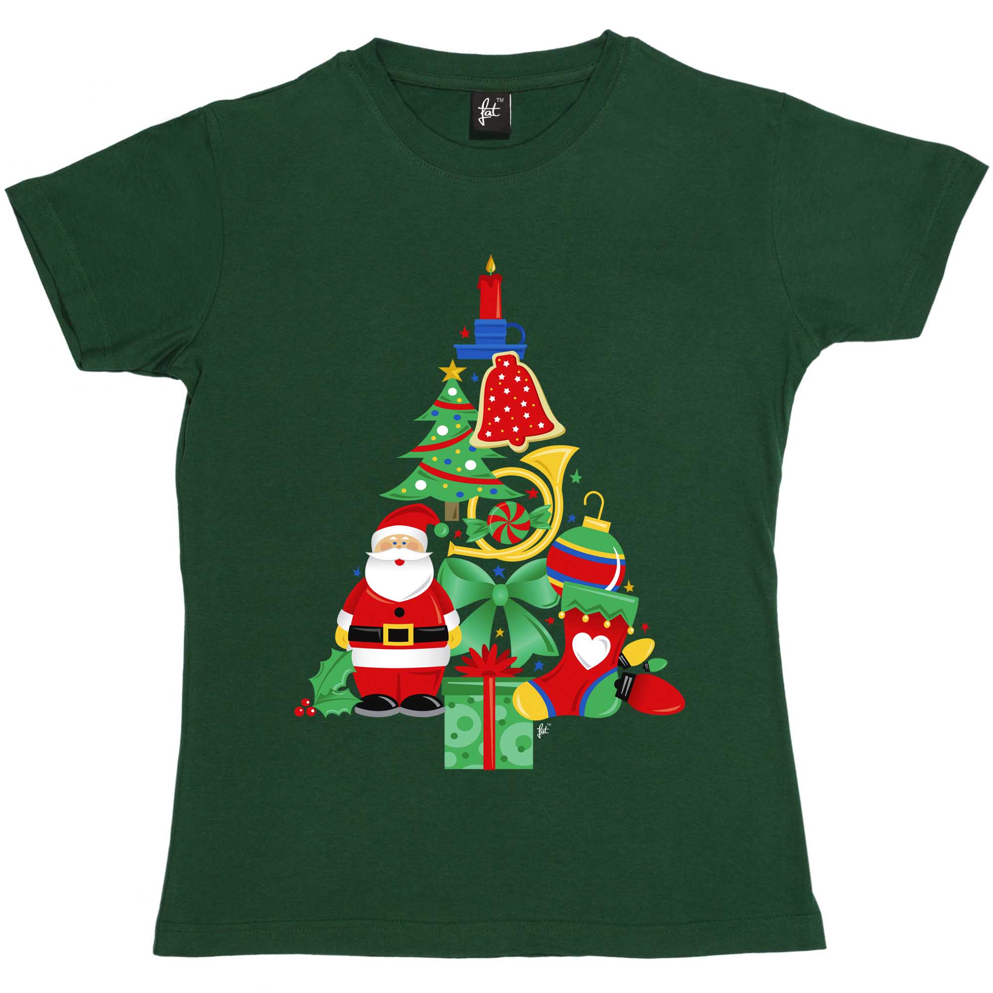 christmas tree womens shirt